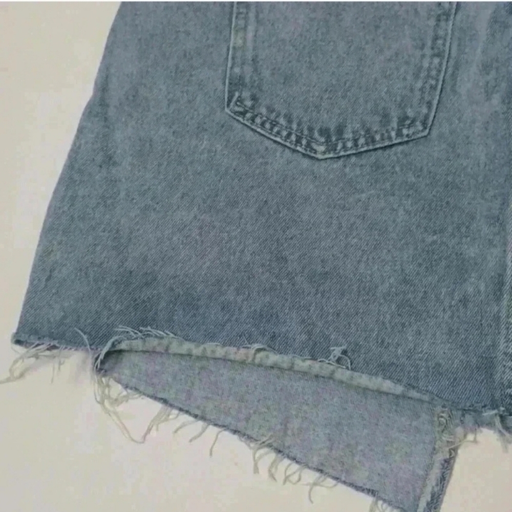 Womens unbalance jean skirts - Picture 5 of 13